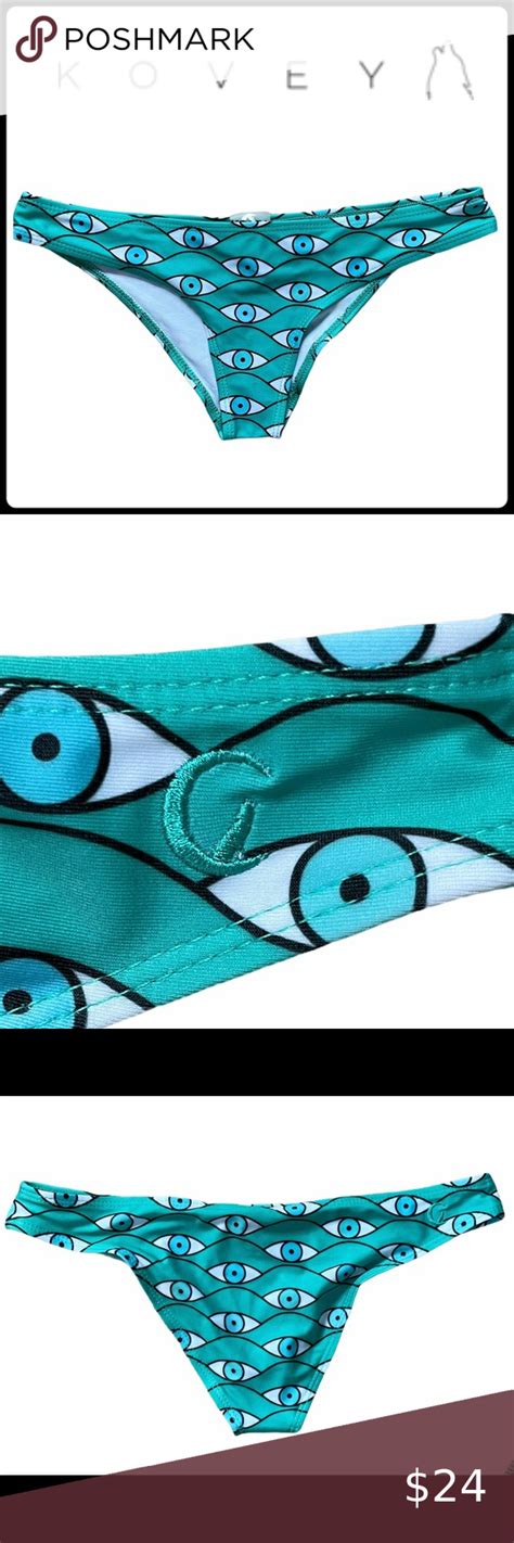 Nwt Kovey Evil Eye Bikini Bottoms Bikinis Evil Eye Design Bikini