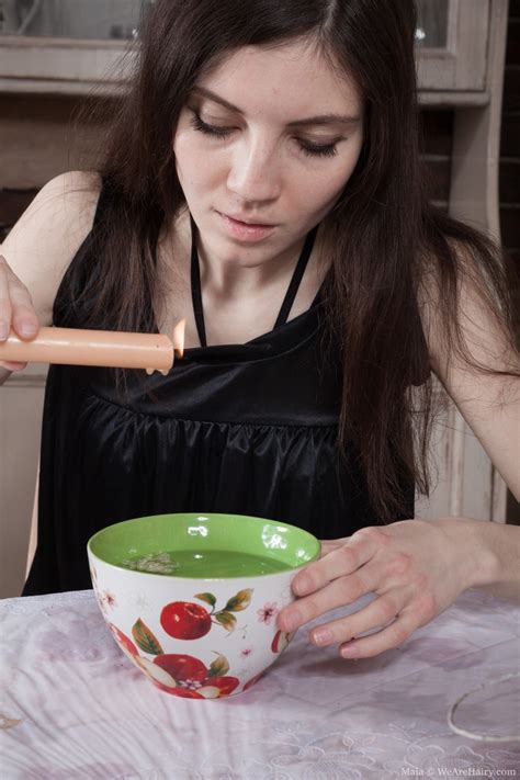 Sweet Brunette Teen Maia Exposes Her Hairy Armpits And Bushy Beaver In A Solo CoedCherry