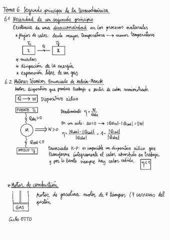 Tema 6 Segundo Principio De La Termodinamica Pdf