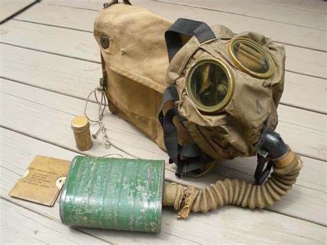 Wwi Era Small Box Respirator With Bag Named Too Collectors Weekly