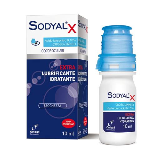 Sodyal X Gocce Oculari Senza Conservanti Con Acido Ialuronico