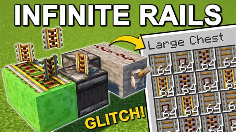 INFINITE Rail Farm in Minecraft 1.21 (GLITCH) - YouTube