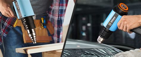 2000W Heat Gun GoGonova 50 650 Hot Air Gun With 7 Modus 2 Airflow 5 Nozzles For Shrink