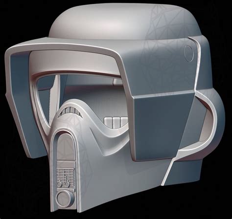 Scout Trooper Helmet From Star Wars 3d Model 3d Printable Cgtrader