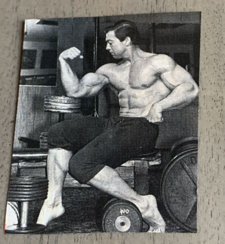 Larry Scott Posing Mr Olympia Bodybuilding Clipping Photo 2x2 Ebay