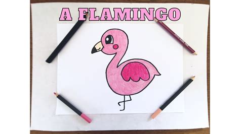 How To Draw A Flamingo Easy 🦩 Character Drawing Drawings Learn To Draw