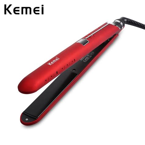 Kemei 2 в 1 утюжок для выпрямления волос щипцы профессиональные ...