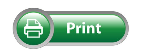 Print Button Icon 431503 Free Icons Library