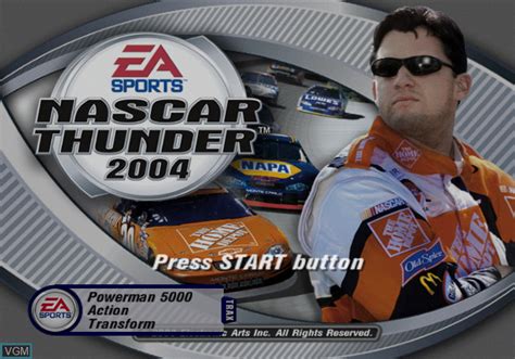 Nascar Thunder 2004 For Sony Playstation 2 The Video Games Museum