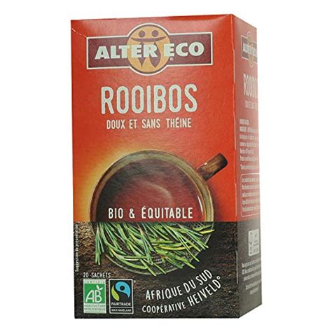 Alter Eco Th Blanc Rooibos Nature Bio Et Quitable Infusettes