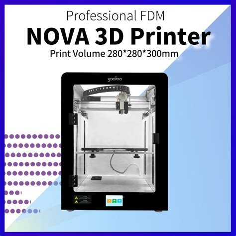 Nova Desktop 3d Printer Home Office Fdm 3d Printing For Children Diy