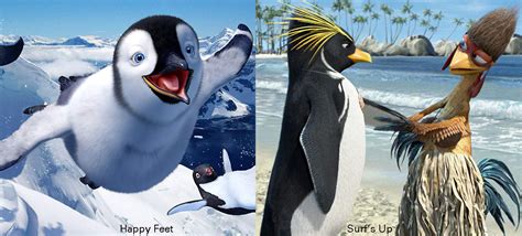 Happy Feet Vs Surfs Up Celebrity Gossip And Movie News