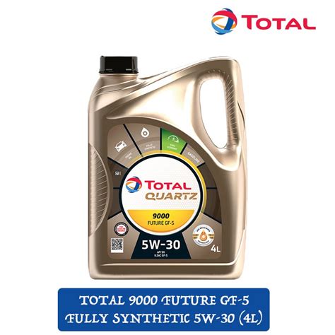 Jual Oli Mesin Mobil TOTAL QUARTZ 9000 FUTURE 5W 30 API SP 4 Liter