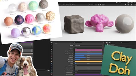 Amazing Clay Shader Add On For Blender Clay Doh Youtube