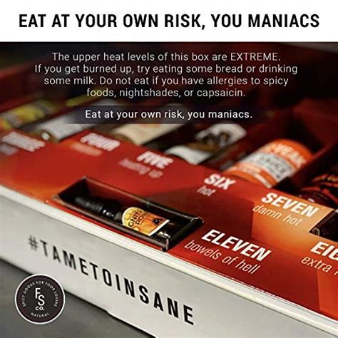Tame To Insane Habanero Hot Sauce Challenge Box By Fuego Box Mild To Extreme Hot Sauces