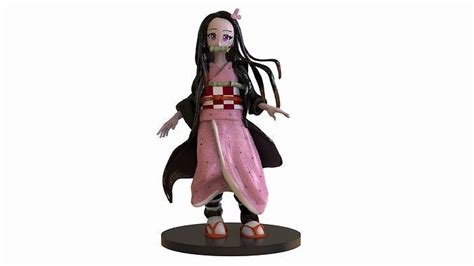 Nezuko Kamado 3d Model 3d Printable Cgtrader