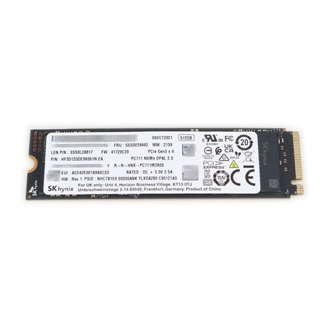 Ổ Cứng SSD SK hynix PC711 256GB 512GB M 2 2280 PCIe NVMe Gen 34 Bảo