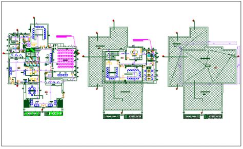 Auditorium floor plan detail dwg file