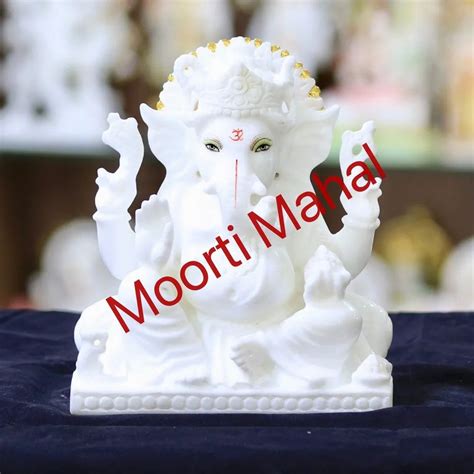 White Marble Ganpati Statue Home At Rs 19000 In Jaipur Id 4929585930