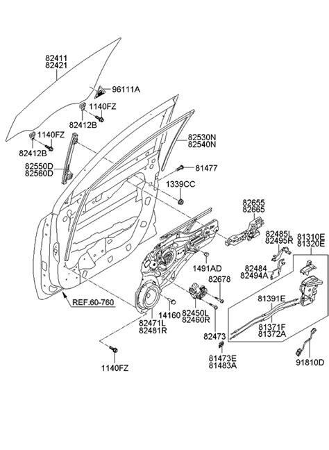 824713W010 Genuine Kia Panel Assembly Front Door Module