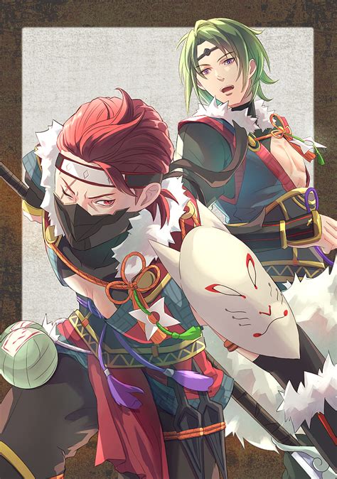 Saizo Kaze And Saizo Fire Emblem And More Drawn By Riou Pooh