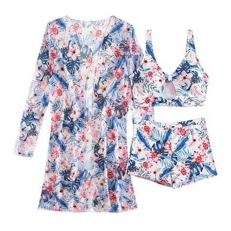 XDDST Blue Women Swim Suit High Waist Bikinis 2025 Sexy 3 Piece Bikini