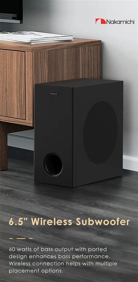 Nakamichi APOLLO 220 Dolby Audio 2.1 Soundbar - Black - Eshtir.com