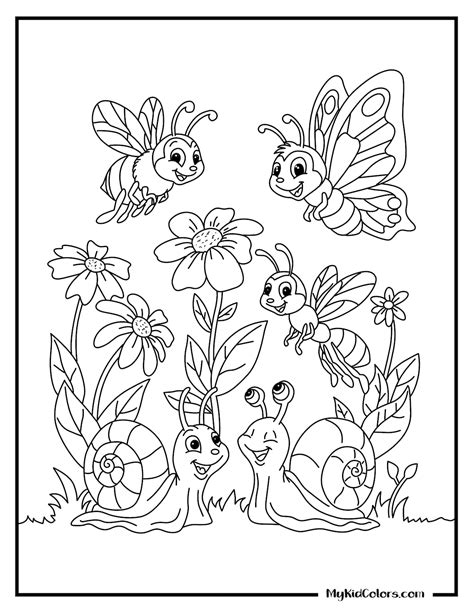 Bugs Coloring Pages Free Printable [2025]