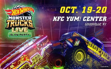 Hot Wheels Monster Trucks Live Glow Party KFC Yum Center