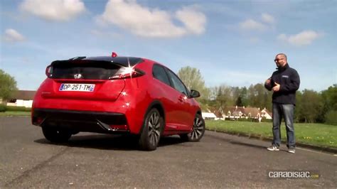 Essai Honda Civic Restylée Changement Dimage Youtube