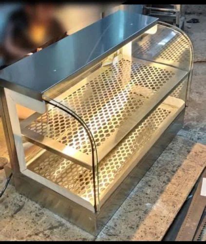 Glass Hot Cold Samosa Kachori Display Counter For Bakery At 12000 Feet In Nagpur