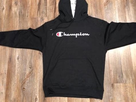 Champion Hoodie Sizing Guide w/ Photos [Fit Big or Small?] – Work Wear ...