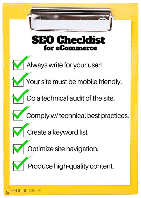 The Seo Checklist For Ecommerce Websites 7 Easy Steps To Do It Right