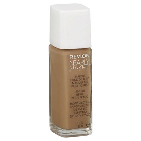 Revlon Nearly Naked Liquid Makeup True Beige Spf Fl Oz