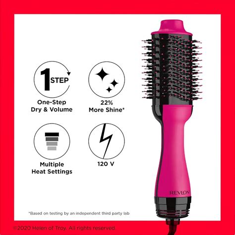 Revlon Salon One Step Hair Dryer And Volumizer Hot Air Brush Apricot Edition