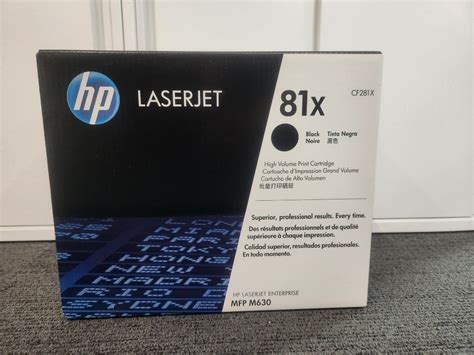 HP 81X High Yield Black Original LaserJet Toner Cartridge CF281X ...