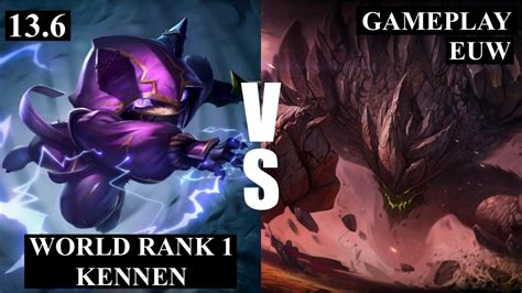 Kennen Vs Malphite Gameplay Top World Rank Kennen Lp Euw