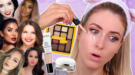 I Tried Makeup Beauty Gurus Made Me Buy Whats Actually Good Youtube