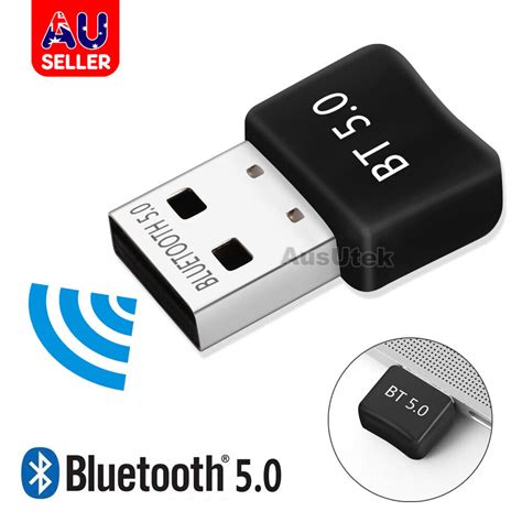 Bluetooth V5 0 USB Dongle Adapter PC Desktop Computer WINDOWS 10 11