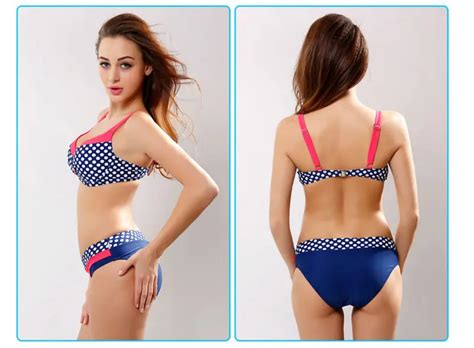 Dan Thress Blog Andzhelika New Swimsuit Bikini Sexy Polka Dot Large Cup Bar Small