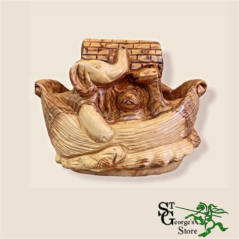 Olive Wood Noah’s Ark – Large – New – St. George's Store – Jerusalem