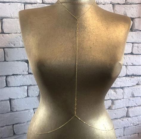 Body Chain Layering Body Chain Bikini Body Jewelry Festival Etsy