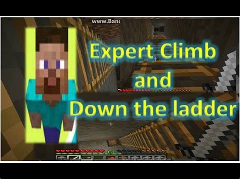 How To Go Down A Ladder In Minecraft ? How To Make A Ladder & Move ...