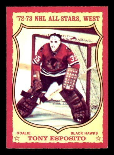 Opc O Pee Chee Hockey Tony Esposito All Star Ex Ebay