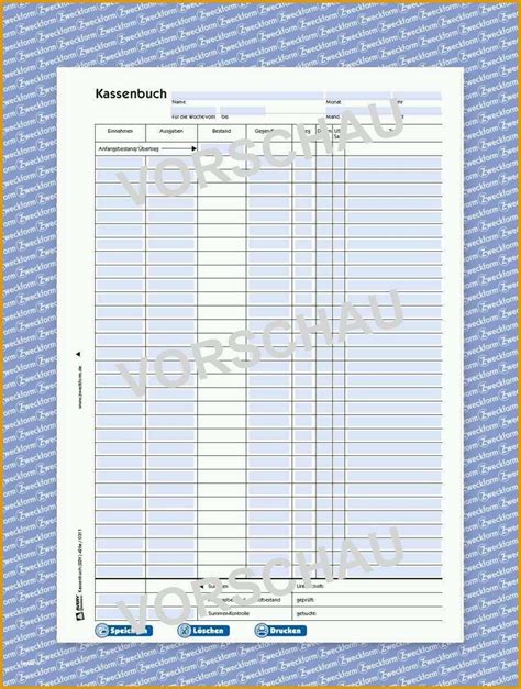 Beeindruckend 14 Kassenbuch Vorlage Pdf Kostenlos Vorlagen Und Muster