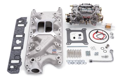 Edelbrock 2031 Edelbrock Performer Intake Manifold And Carburetor Kits