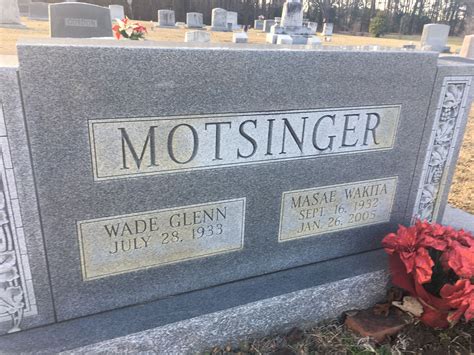 Wade Glenn Motsinger Unknown Find A Grave Memorial