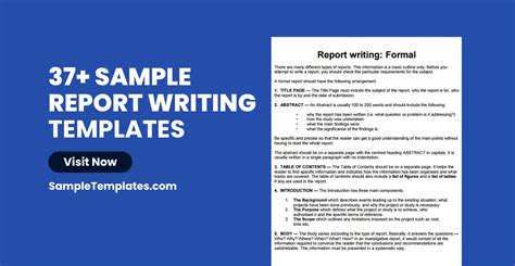 Printable Report Writing Format 20 Examples Format Pdf 51 Off