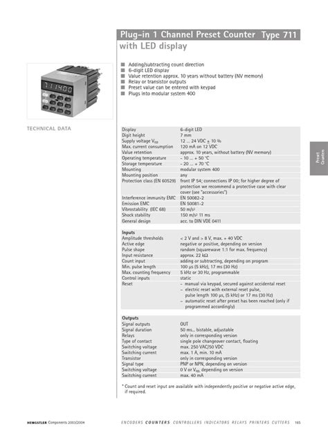 Datasheet 711 e | PDF | Relay | Bipolar Junction Transistor