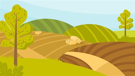 Cartoon Field Background by Cartoons.co on Dribbble